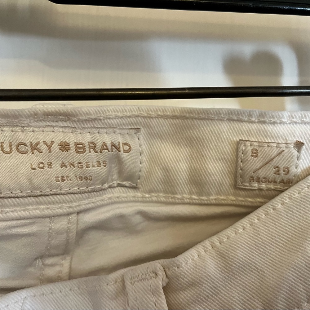 White wide leg jeans